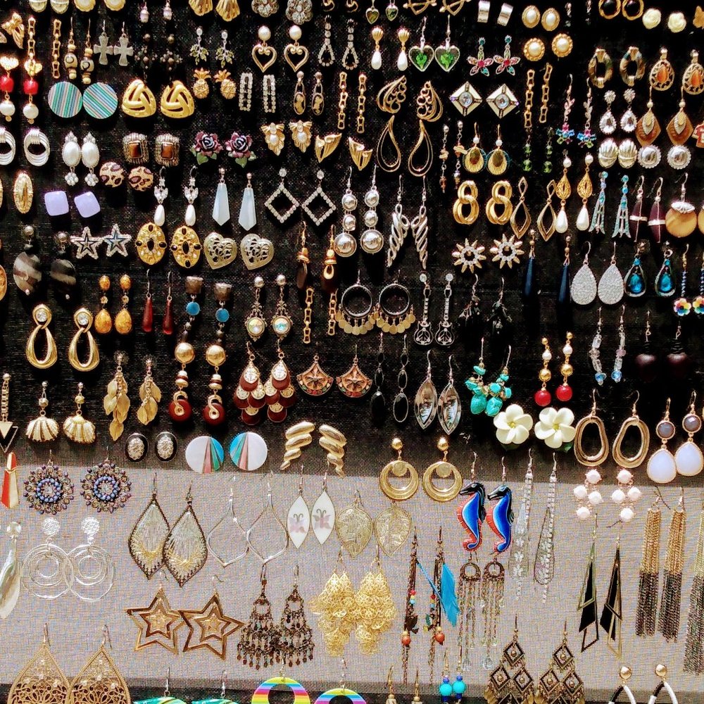 4 Pair Mystery Earrings ( from this board )